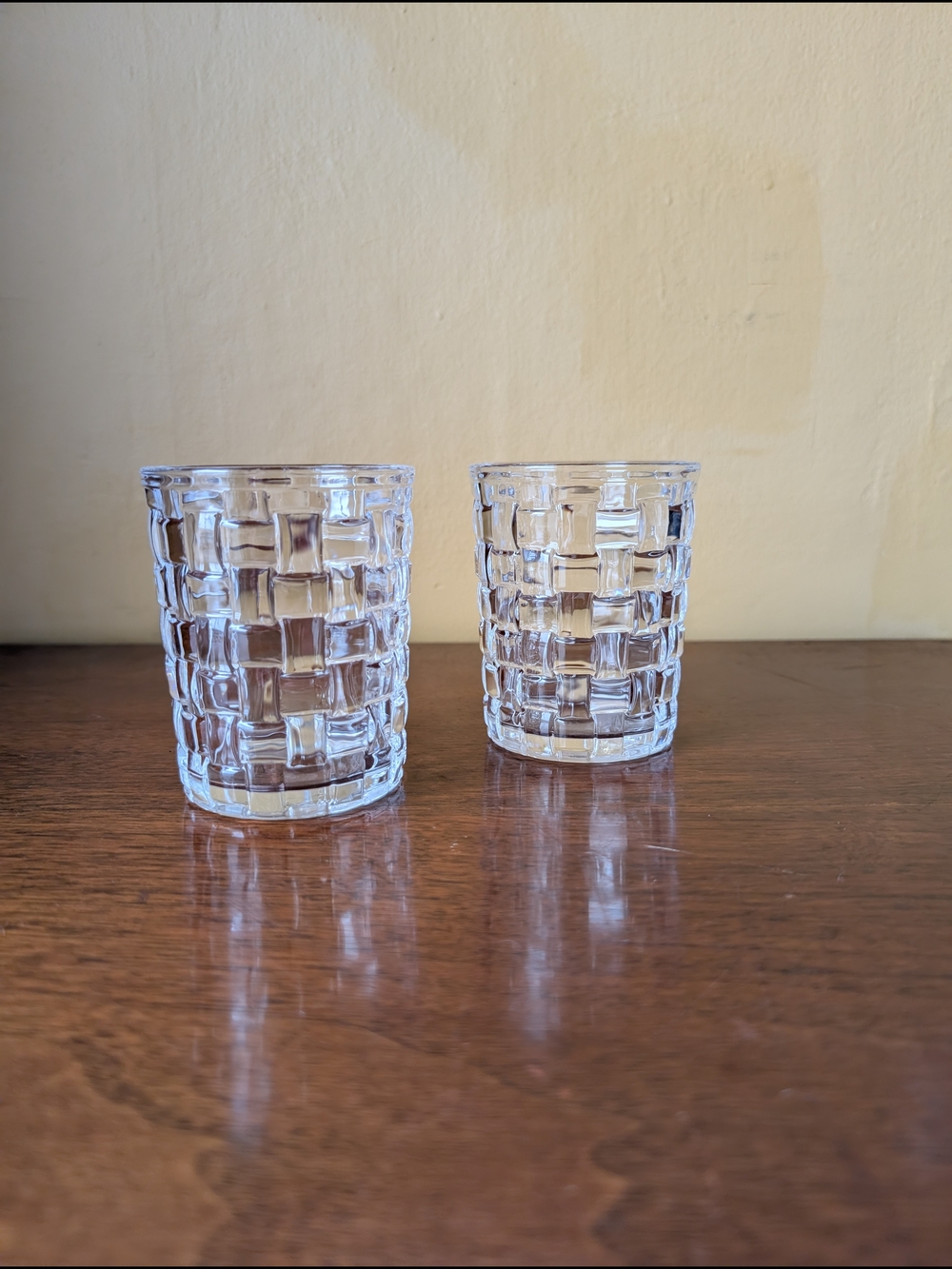 Nachtmann Whiskey Glasses Bossa Nova Tumbler Clear Crystal Set Of 2